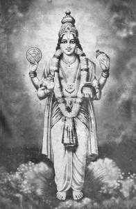 The Hindu god of ayurveda, Dhanvantari